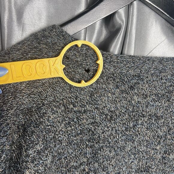 VTG Pendleton Virgin Wool Cardigan Sweater Men's XL Shetland Gray Tweed Grandpa - Picture 13 of 13